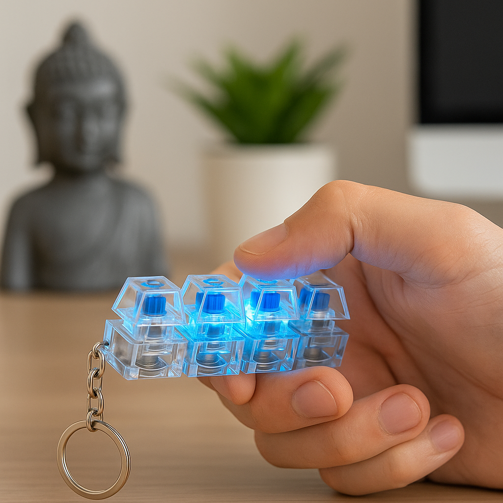 Clickzy™ - Stress Relief Mechanical Keychain – Velmora