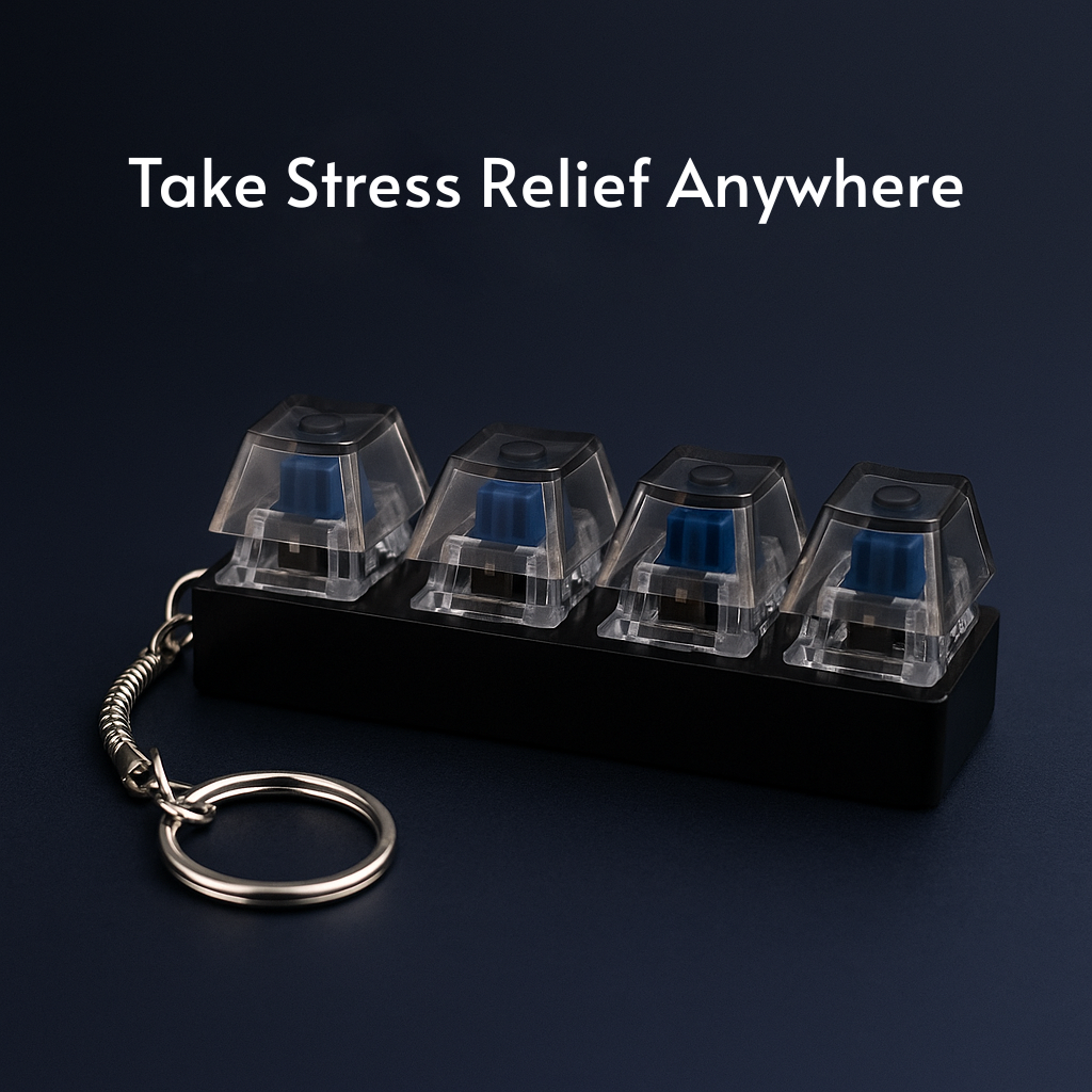 Clickzy™ - Stress Relief Mechanical Keychain – Velmora